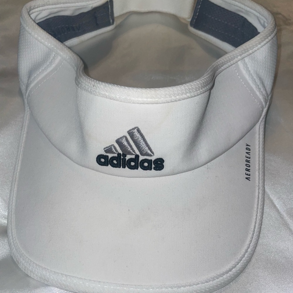 Adidas Kids White Visor